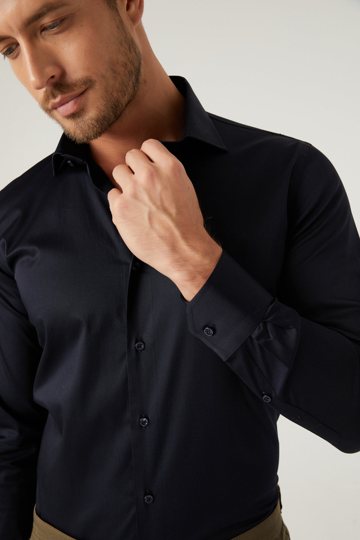 CAMASA D'S DAMAT SLIM FIT  - Bleumarin