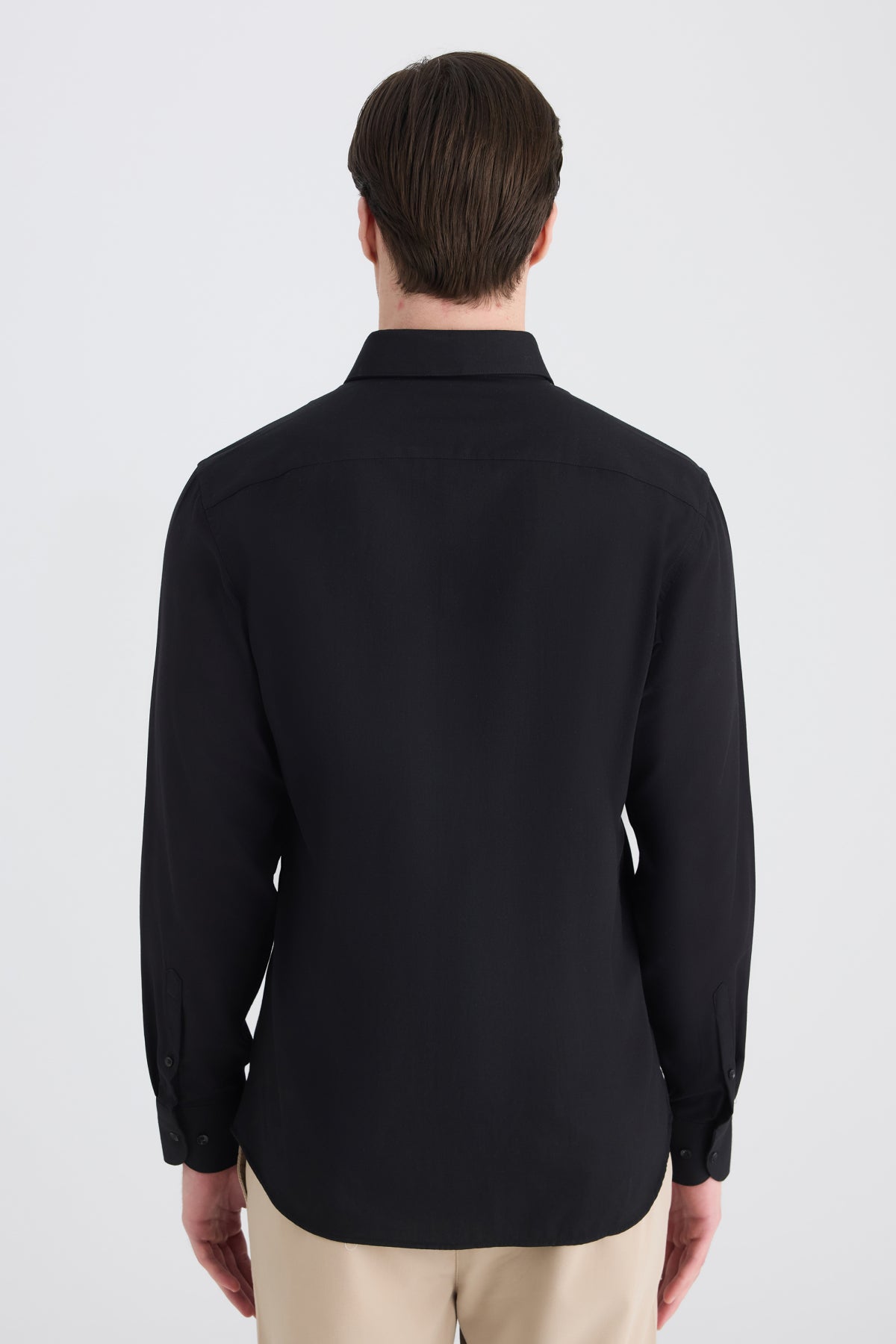 CAMASA SLIM FIT D'S DAMAT  - Negru