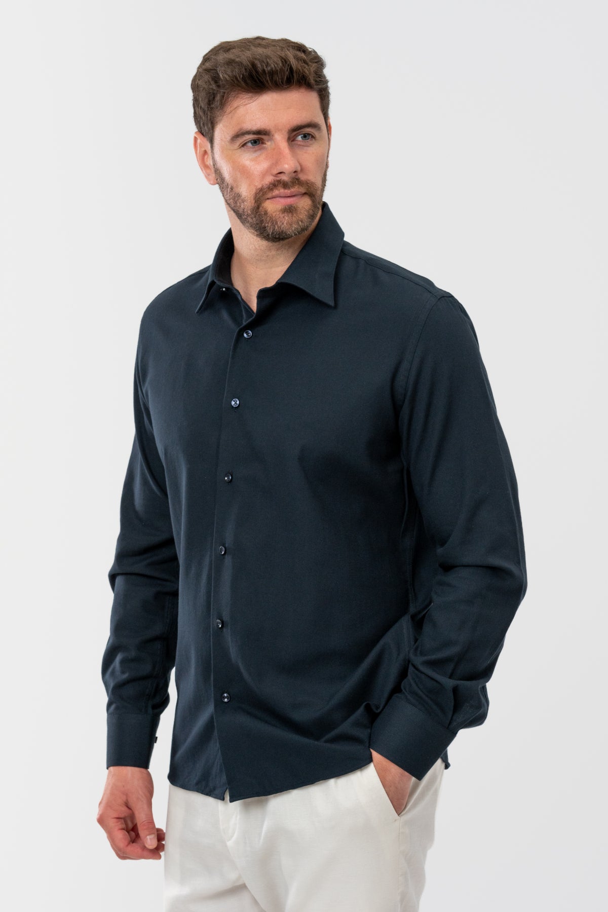 CAMASA SLIM FIT D'S DAMAT  - Bleumarin