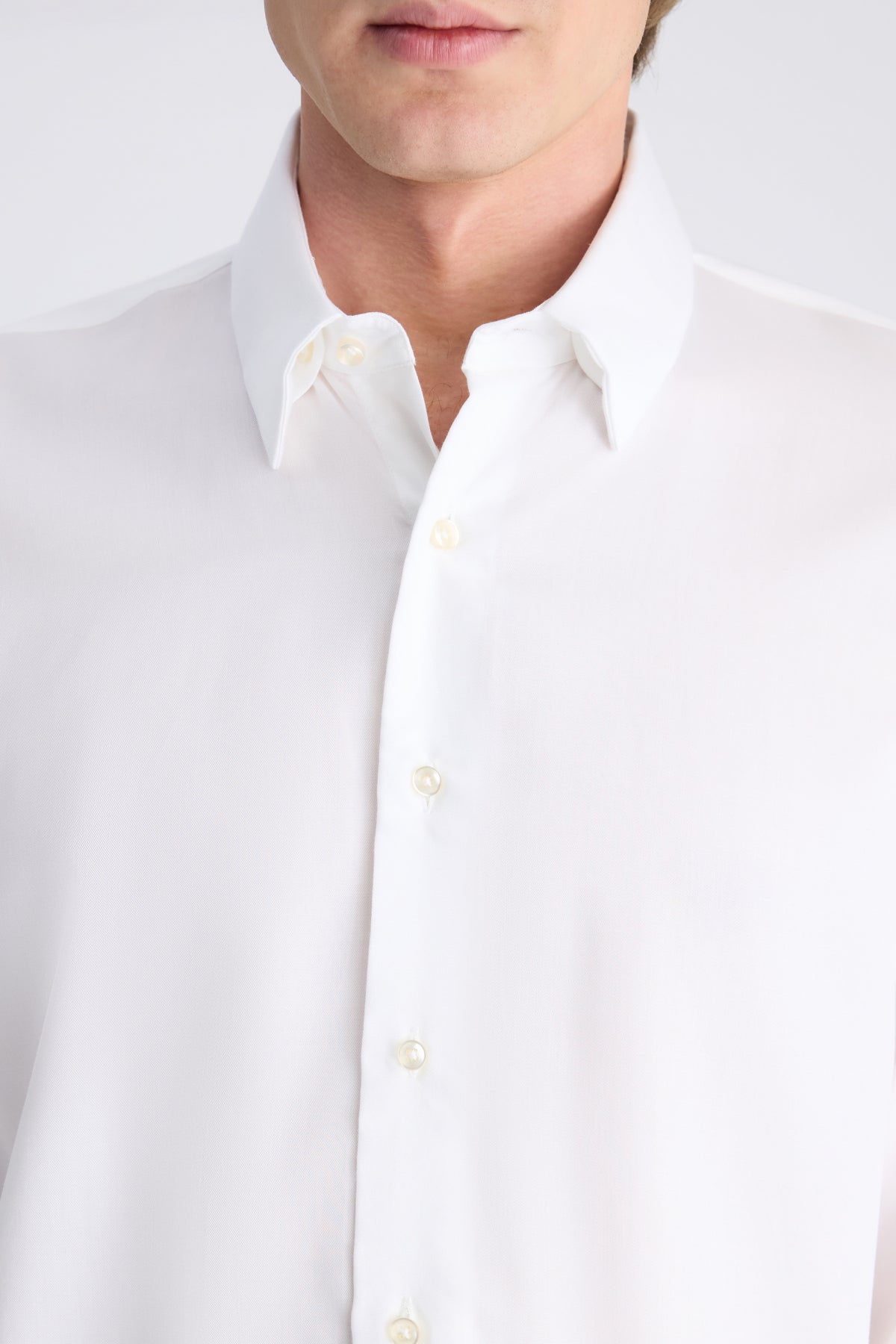 CAMASA SLIM FIT D'S DAMAT  - Alb