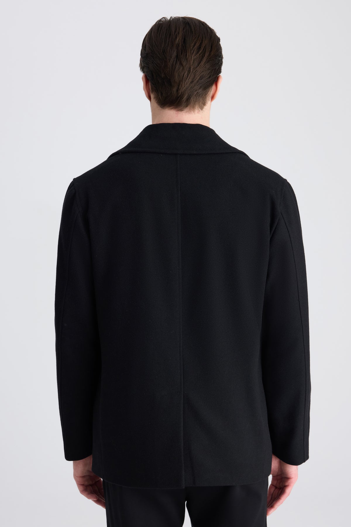 PALTON SLIM FIT D'S DAMAT  - Negru