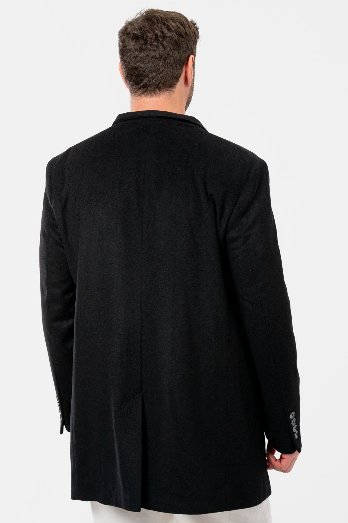 PALTON SLIM FIT D'S DAMAT  - Negru