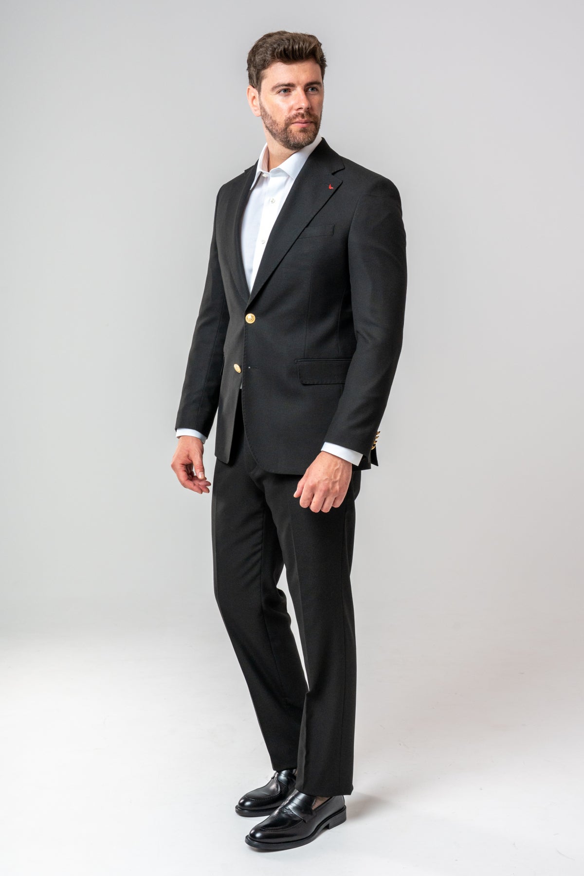 COSTUM SLIM FIT D'S DAMAT  - Negru