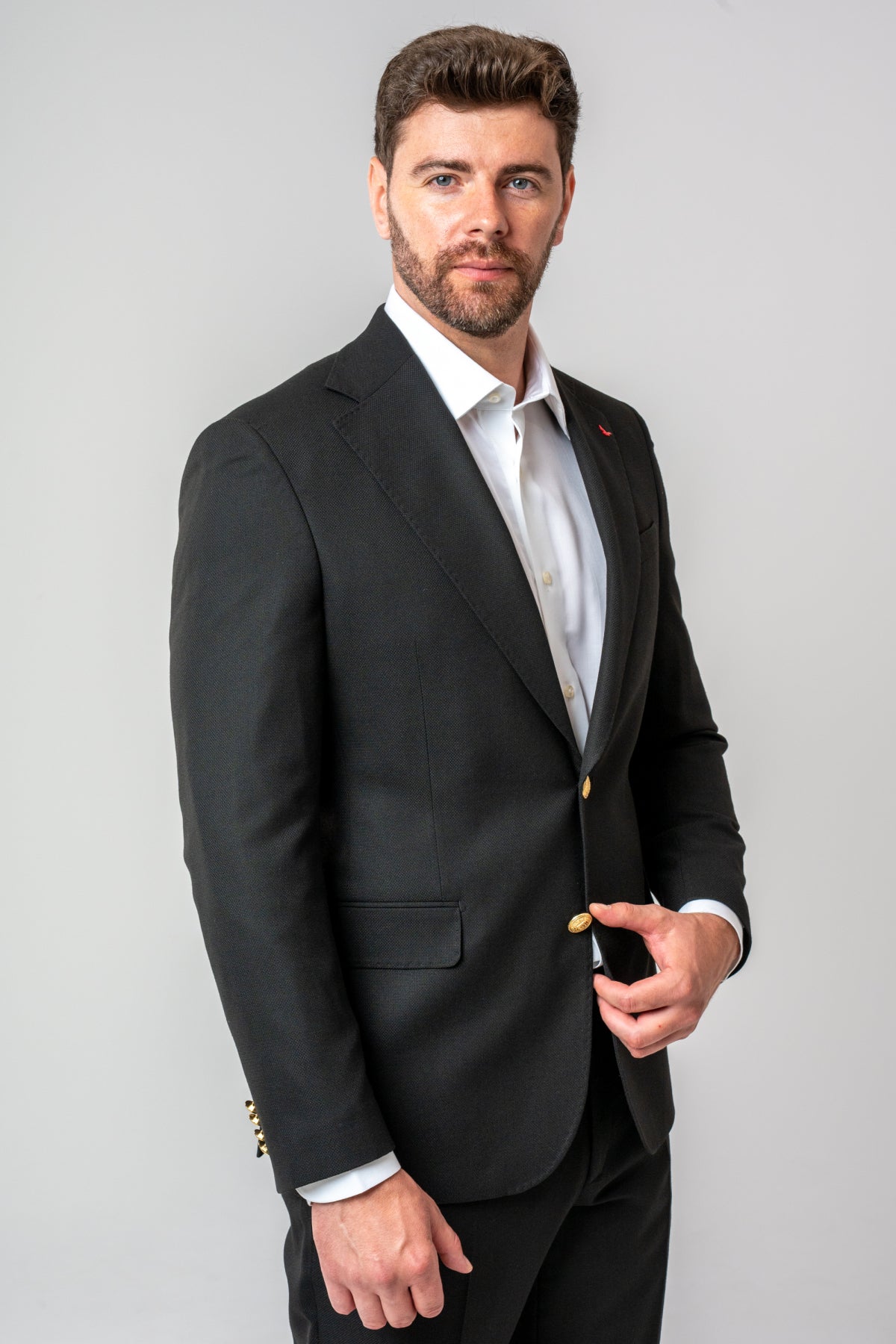 COSTUM SLIM FIT D'S DAMAT  - Negru