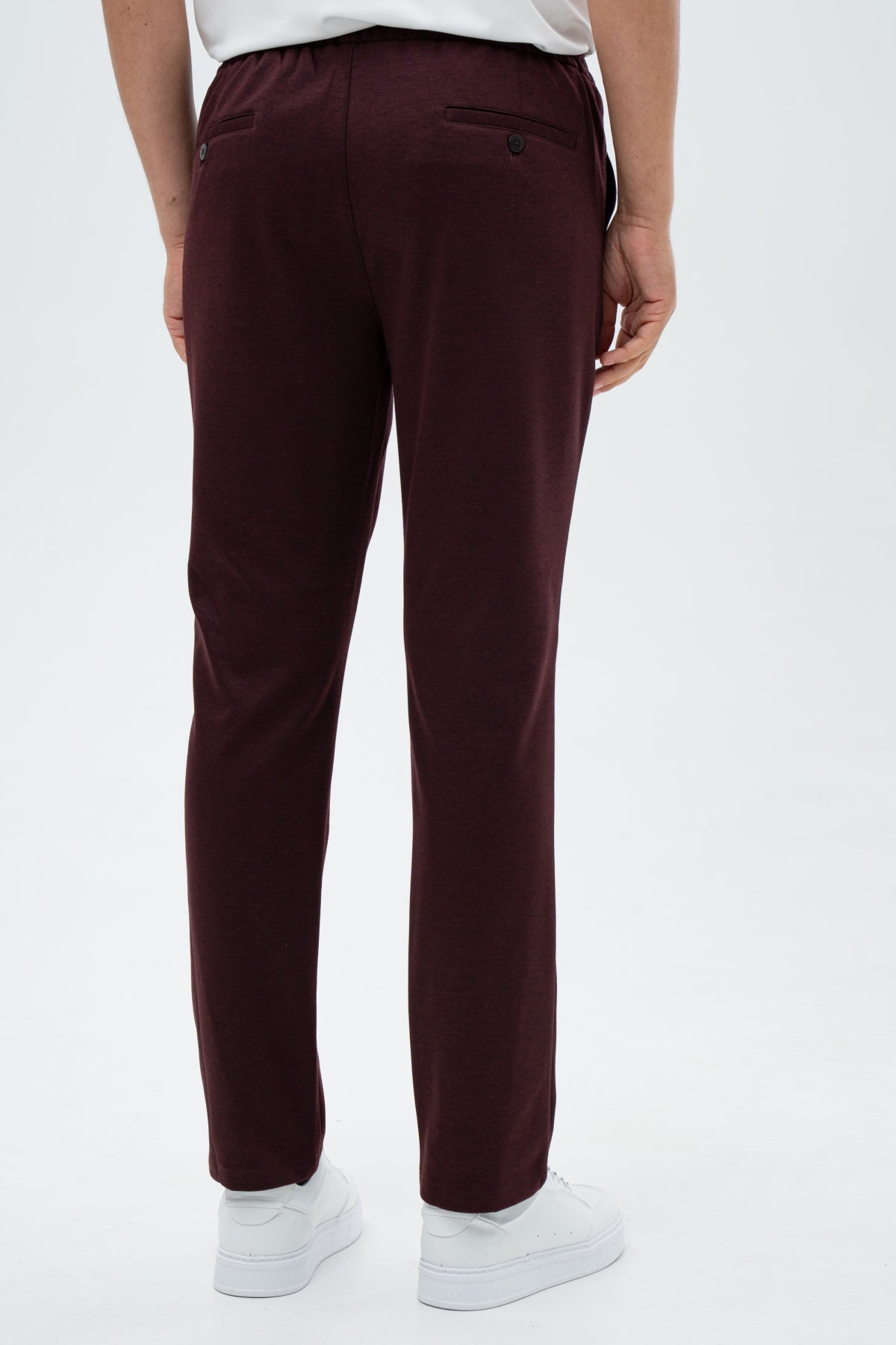 PANTALONI CASUAL JOGGER D'S DAMAT  - Bordo