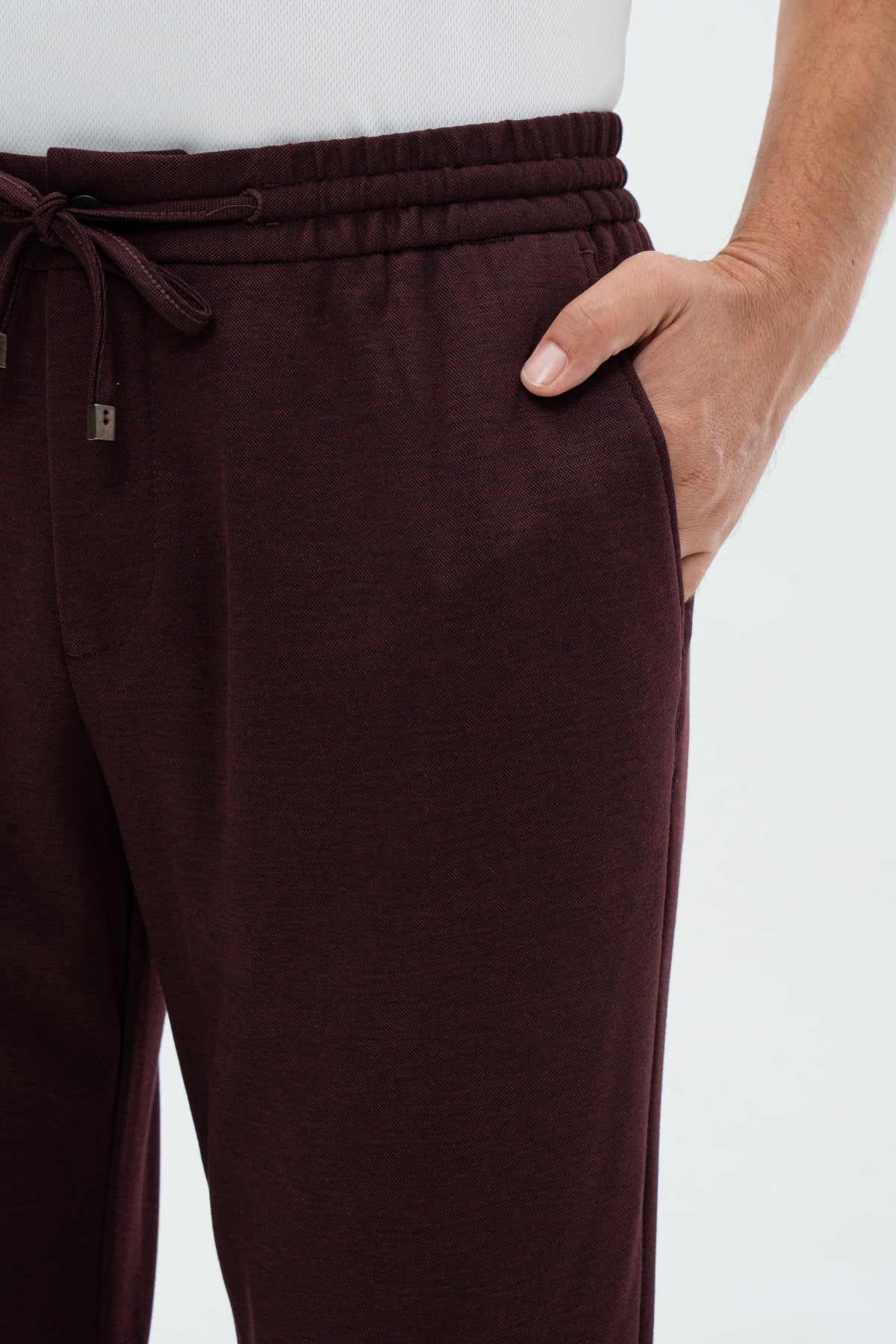 PANTALONI CASUAL JOGGER D'S DAMAT  - Bordo