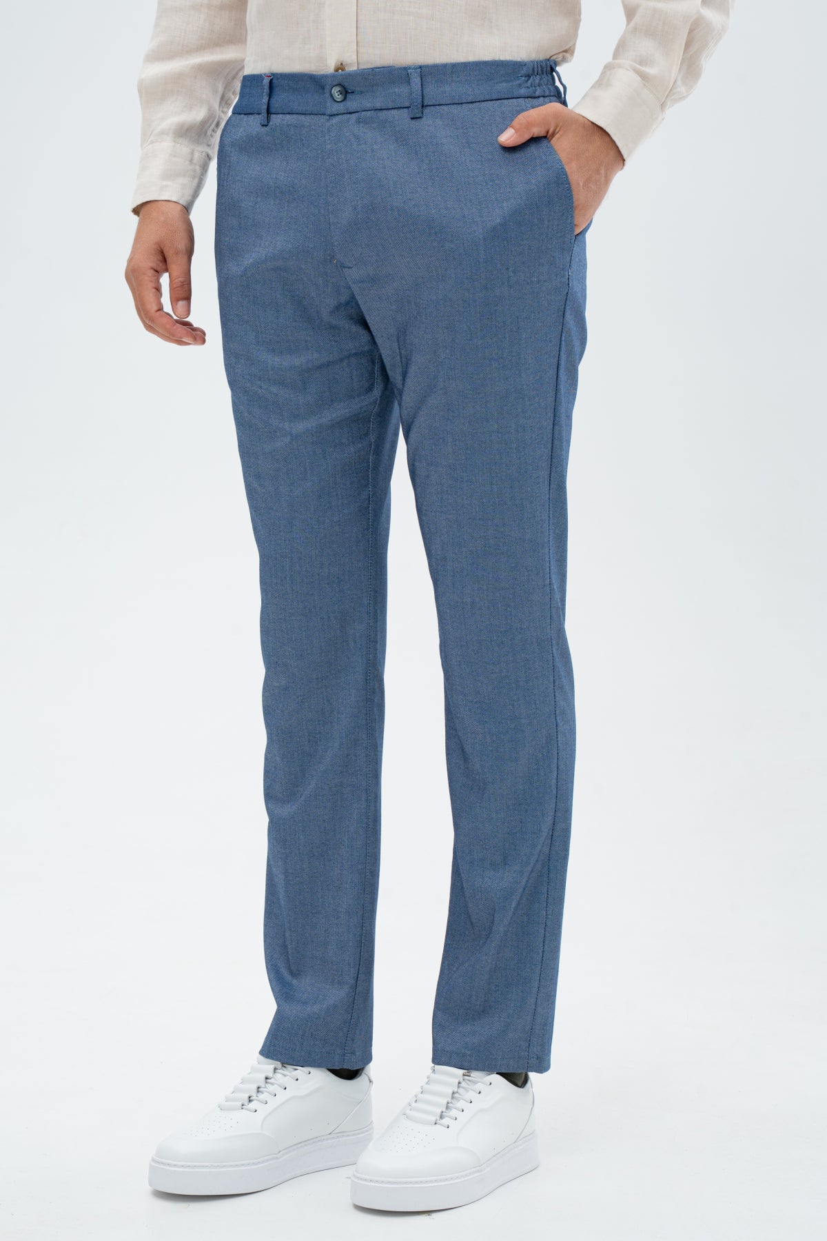 PANTALONI CASUAL JOGGER D'S DAMAT  - Bleumarin