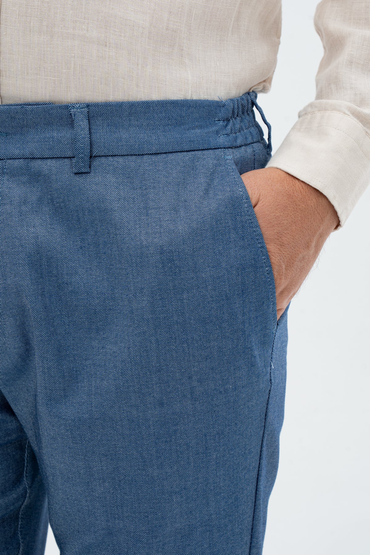 PANTALONI CASUAL JOGGER D'S DAMAT  - Bleumarin