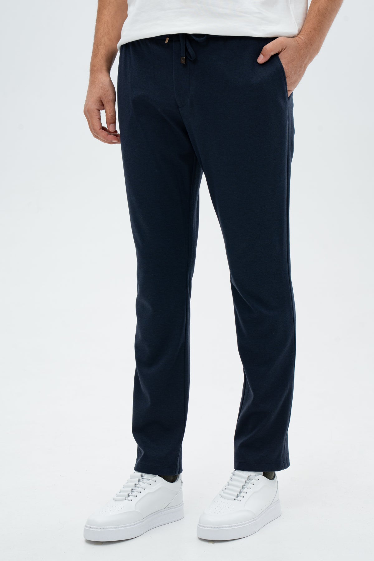 PANTALONI CASUAL JOGGER D'S DAMAT  - Bleumarin