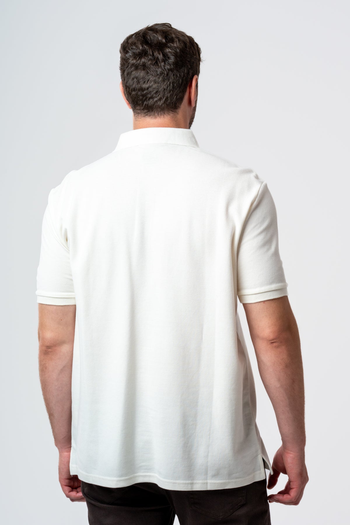 TRICOU REGULAR FIT D'S DAMAT  - Ecru