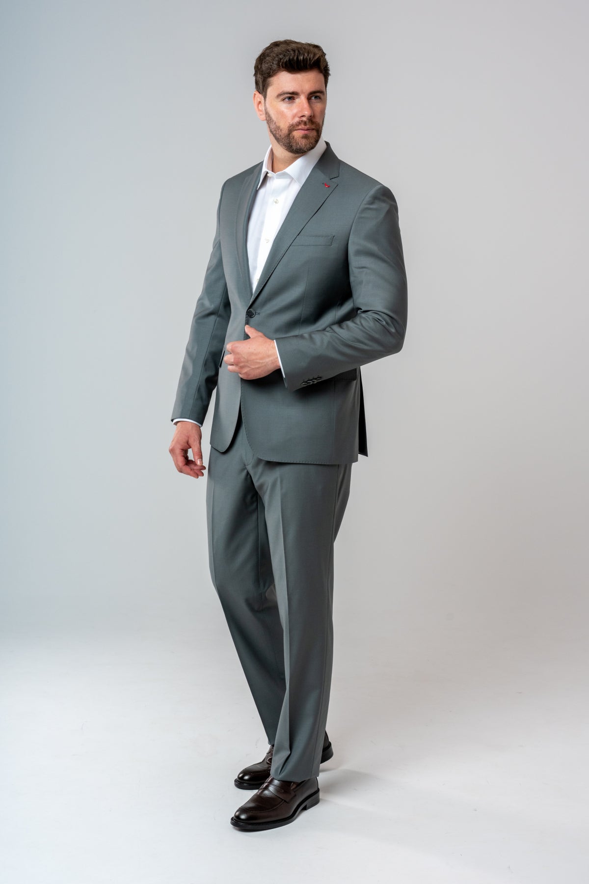 COSTUM D'S DAMAT SLIM FIT  - Gri Petrol