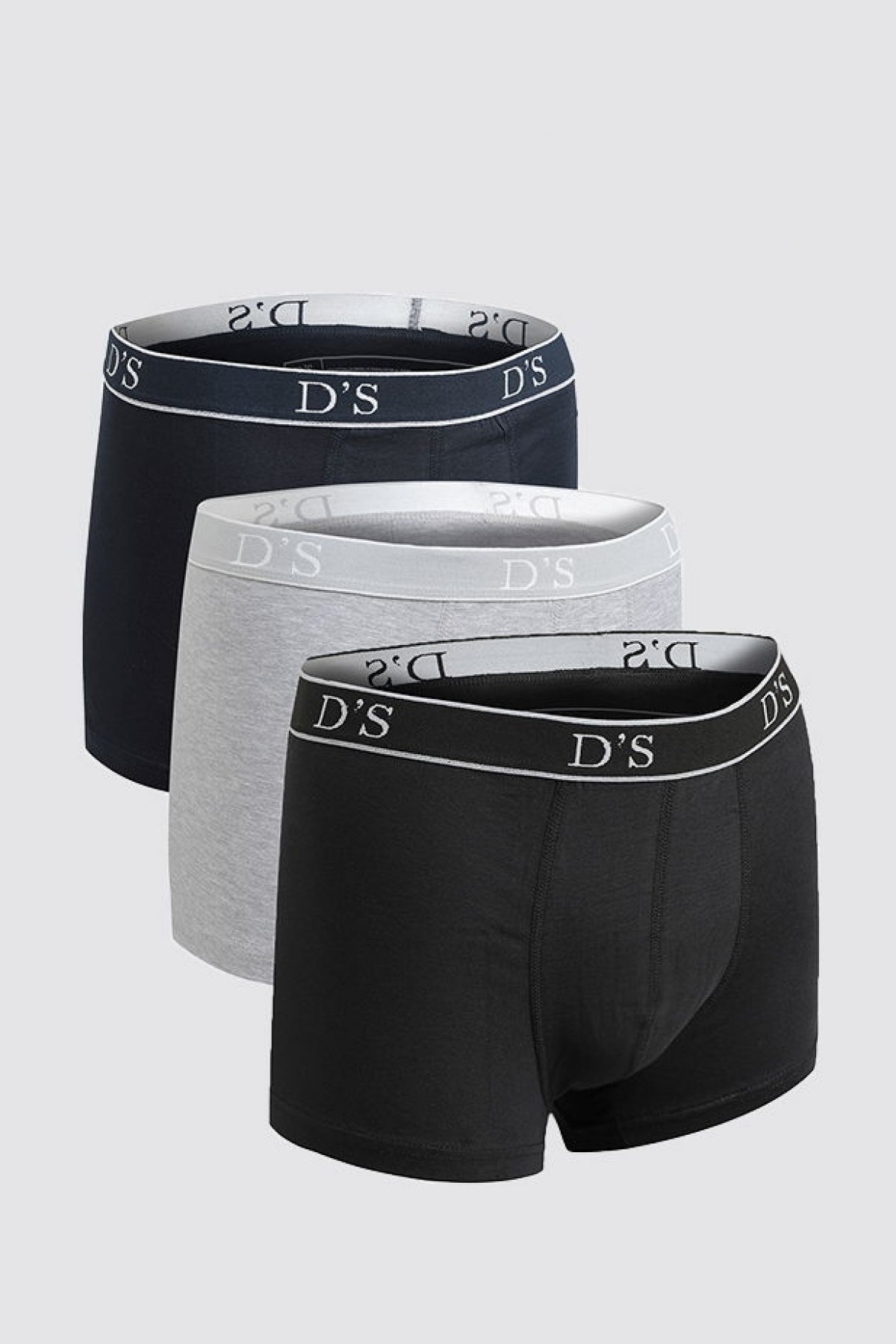 SET BOXERI D'S DAMAT - 3 BUC.  - Culoare Mixtă