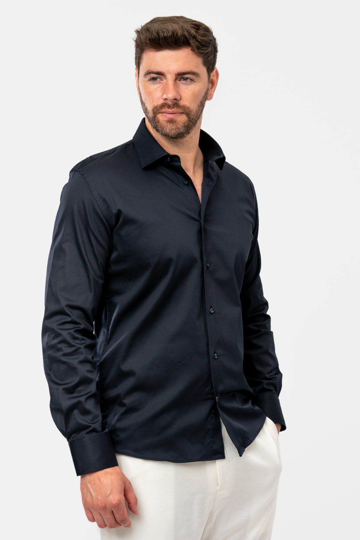 CAMASA D'S DAMAT SLIM FIT  - Bleumarin
