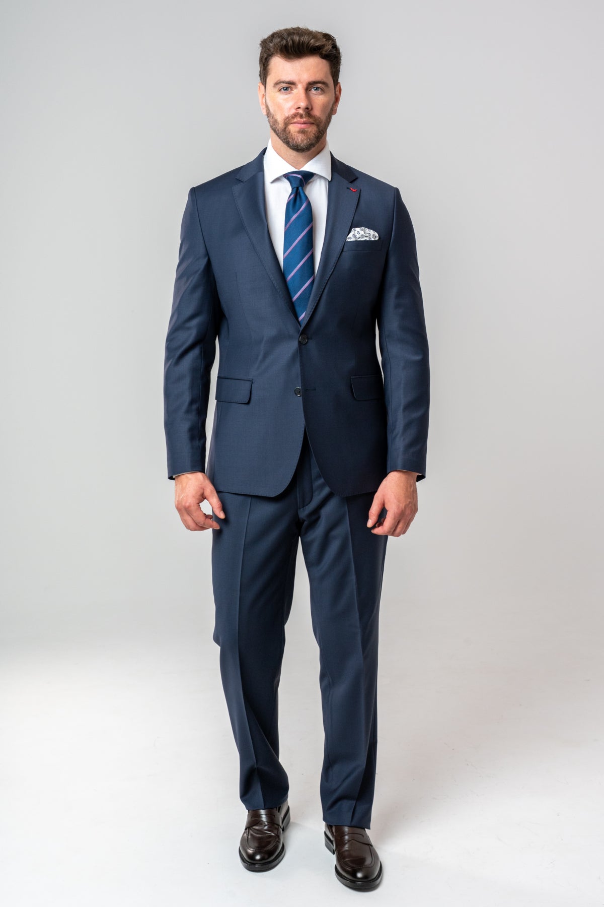 COSTUM D'S DAMAT SLIM FIT  - Bleumarin