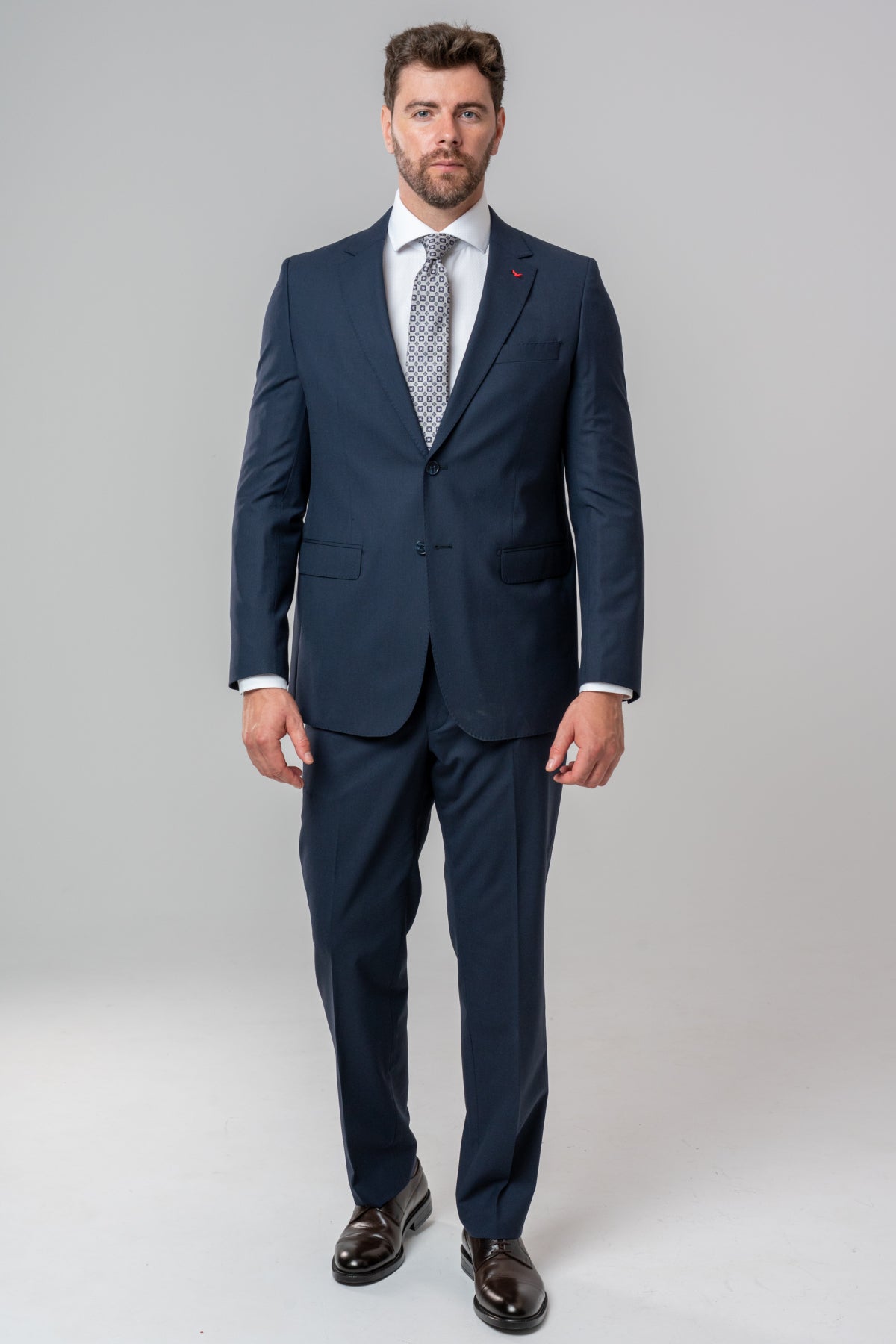 COSTUM  REGULAR FIT D'S DAMAT  - Bleumarin