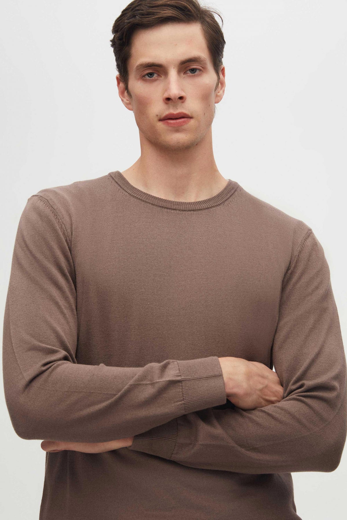 PULOVER REGULAR FIT D'S DAMAT  - Bej