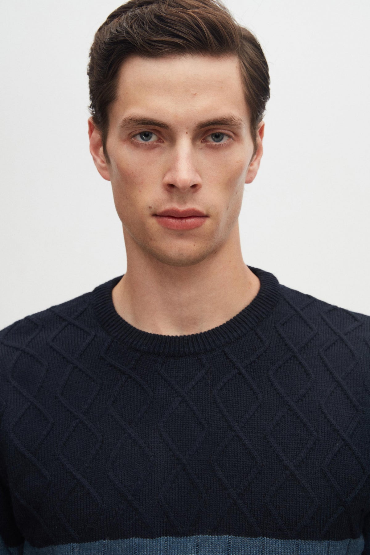 PULOVER REGULAR FIT D'S DAMAT  - Bleumarin