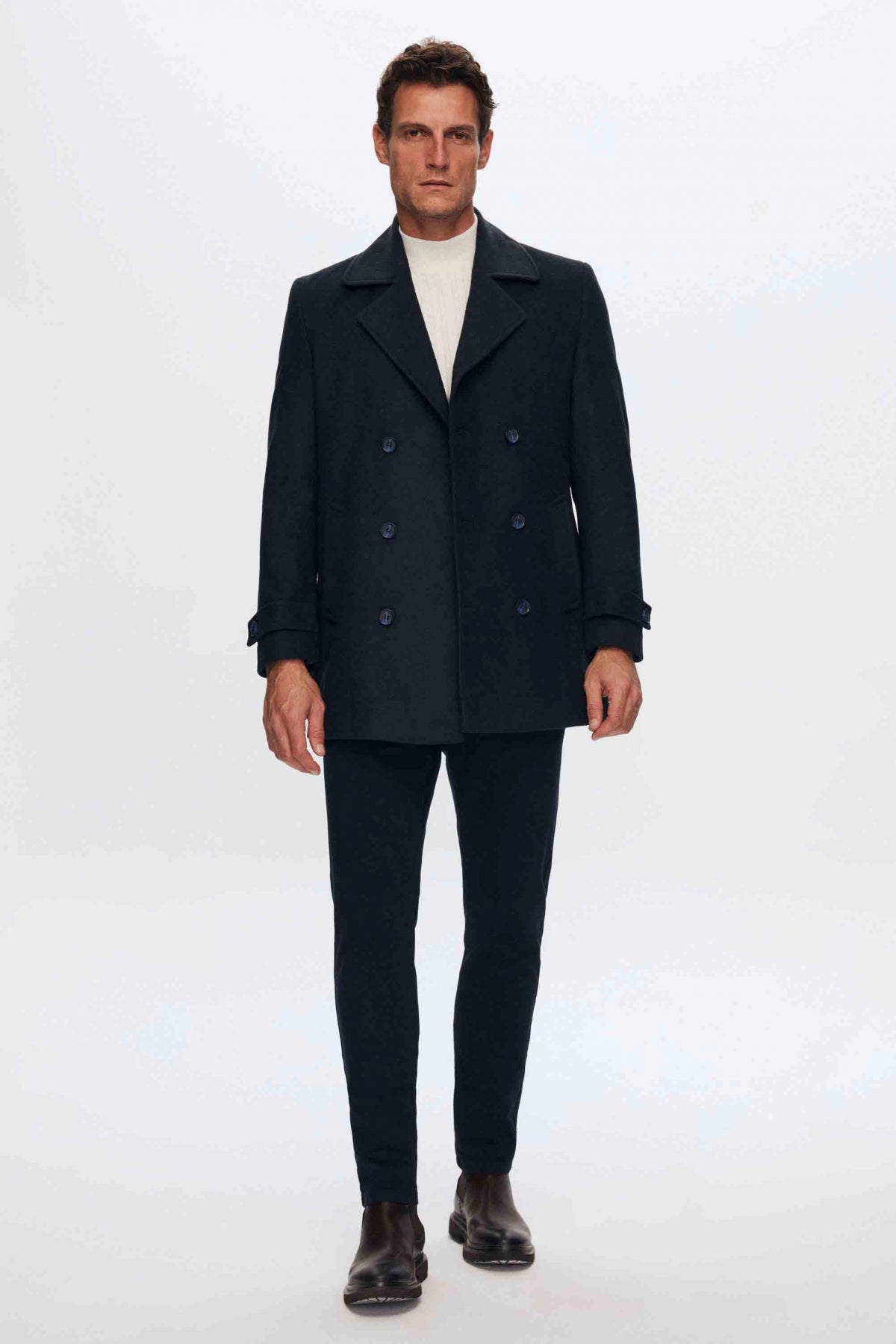 PALTON LANA REGULAR FIT D'S DAMAT  - Bleumarin