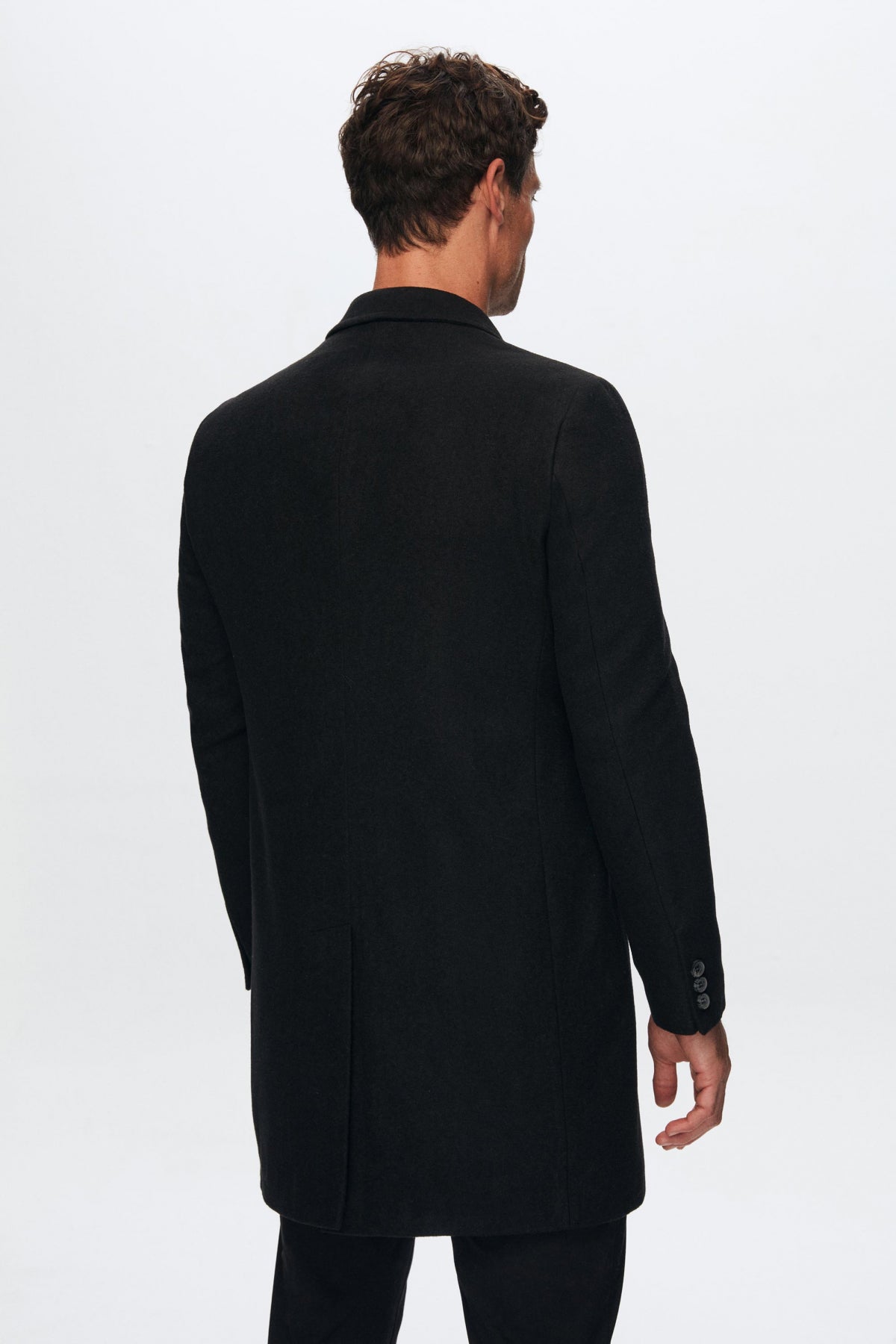 PALTON LANA REGULAR FIT D'S DAMAT  - Negru