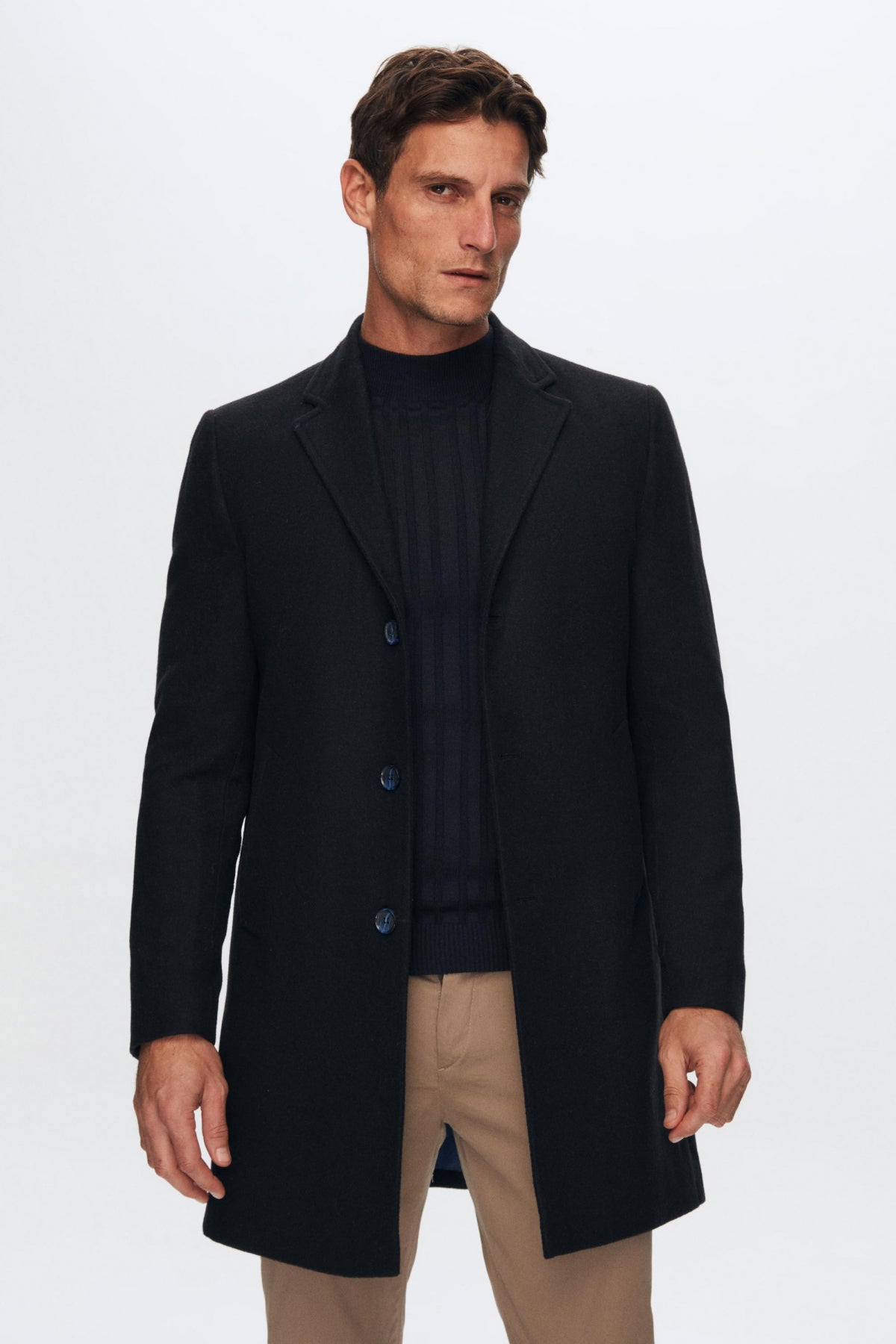 PALTON LANA REGULAR FIT D'S DAMAT  - Bleumarin