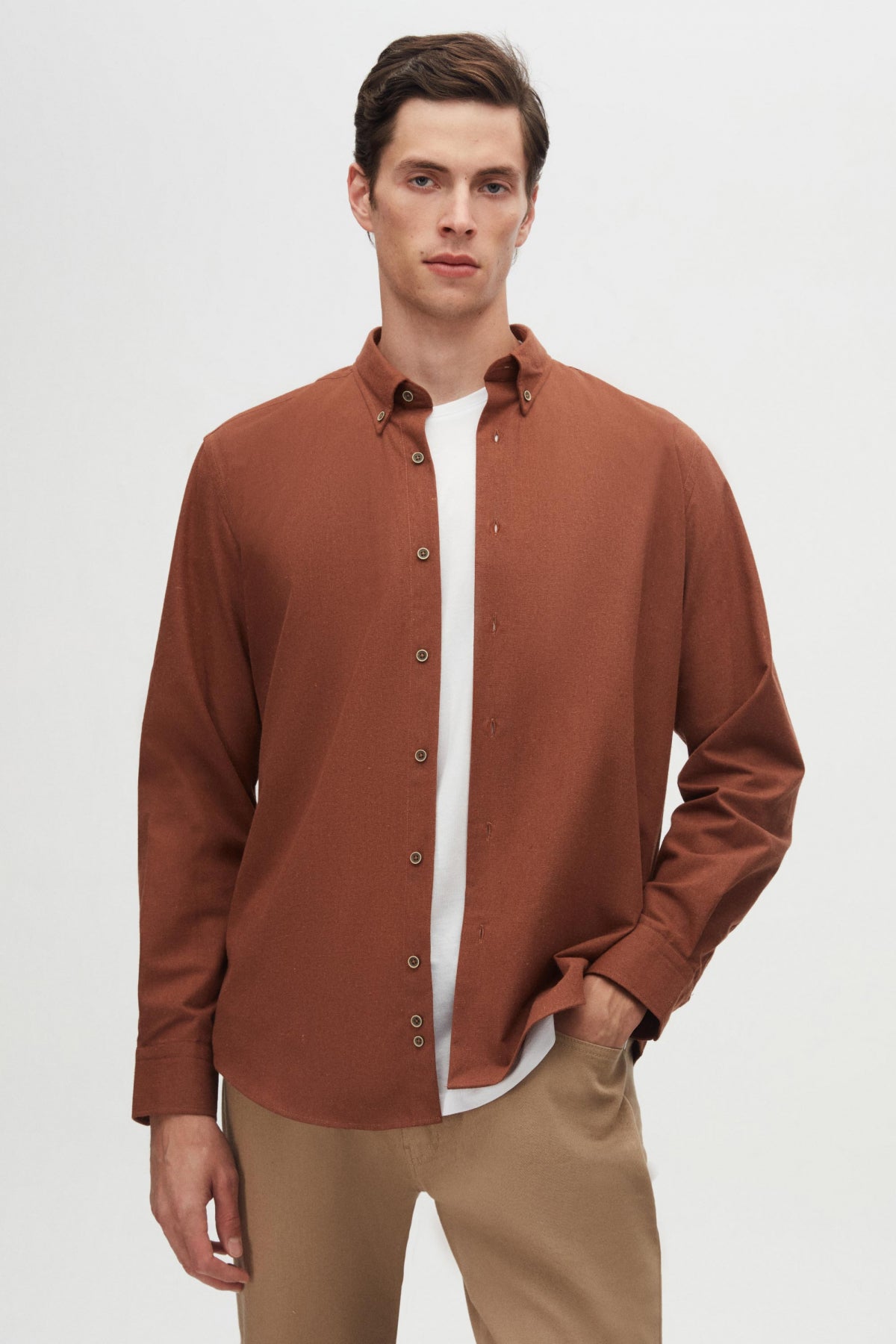 CAMASA REGULAR FIT D'S DAMAT  - Maro