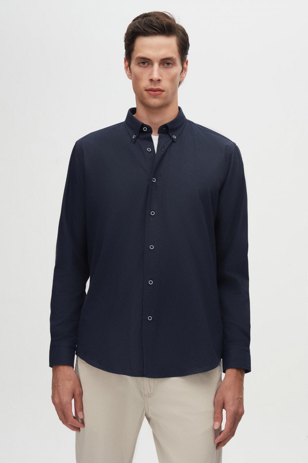 CAMASA REGULAR FIT D'S DAMAT  - Bleumarin
