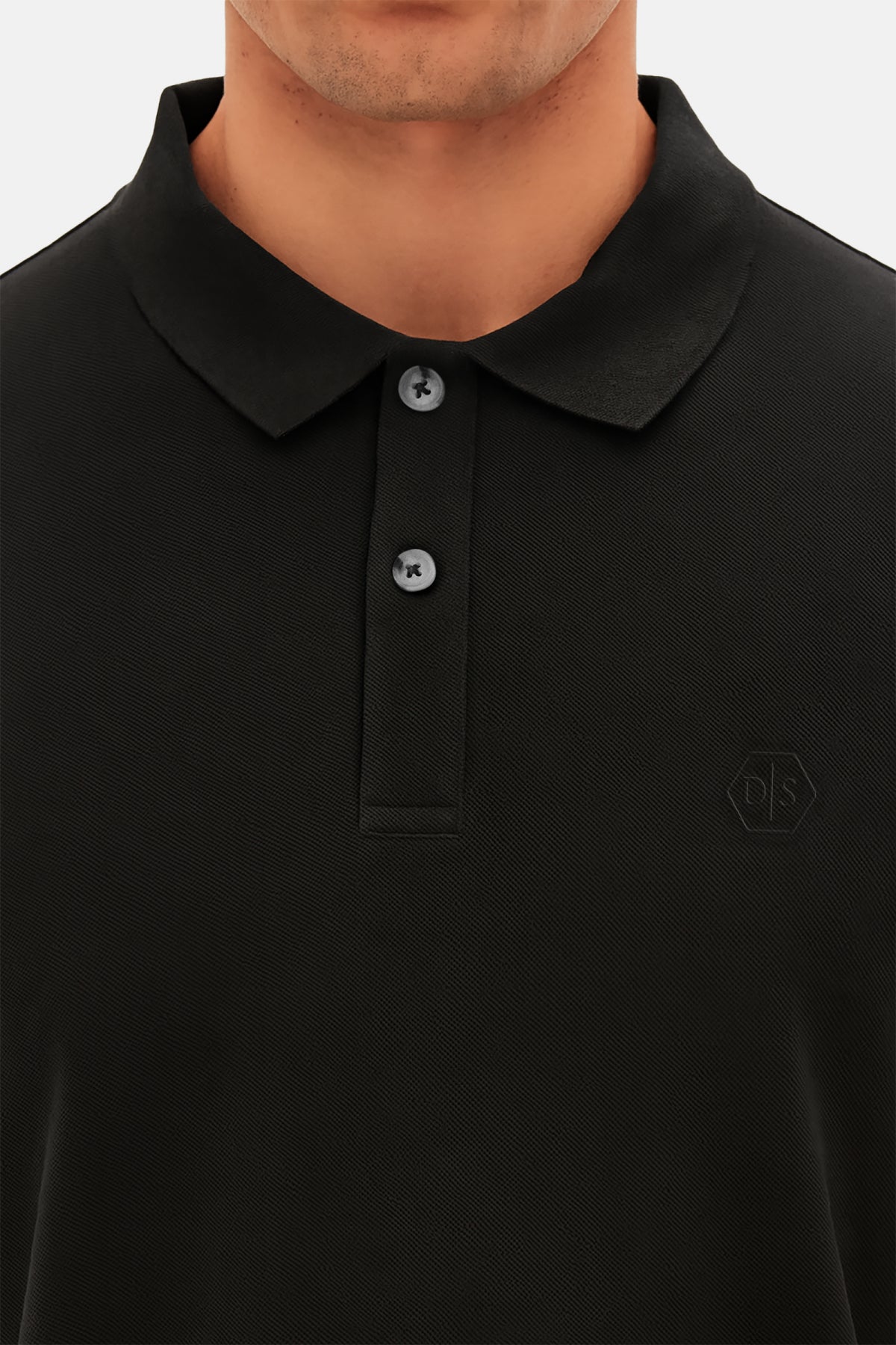 TRICOU REGULAR FIT D'S DAMAT  - Negru