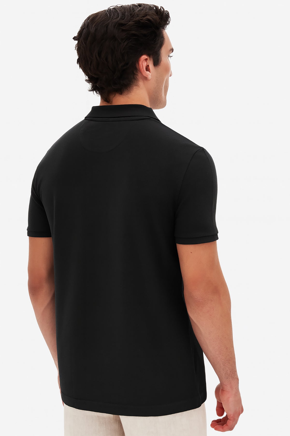 TRICOU REGULAR FIT D'S DAMAT  - Negru