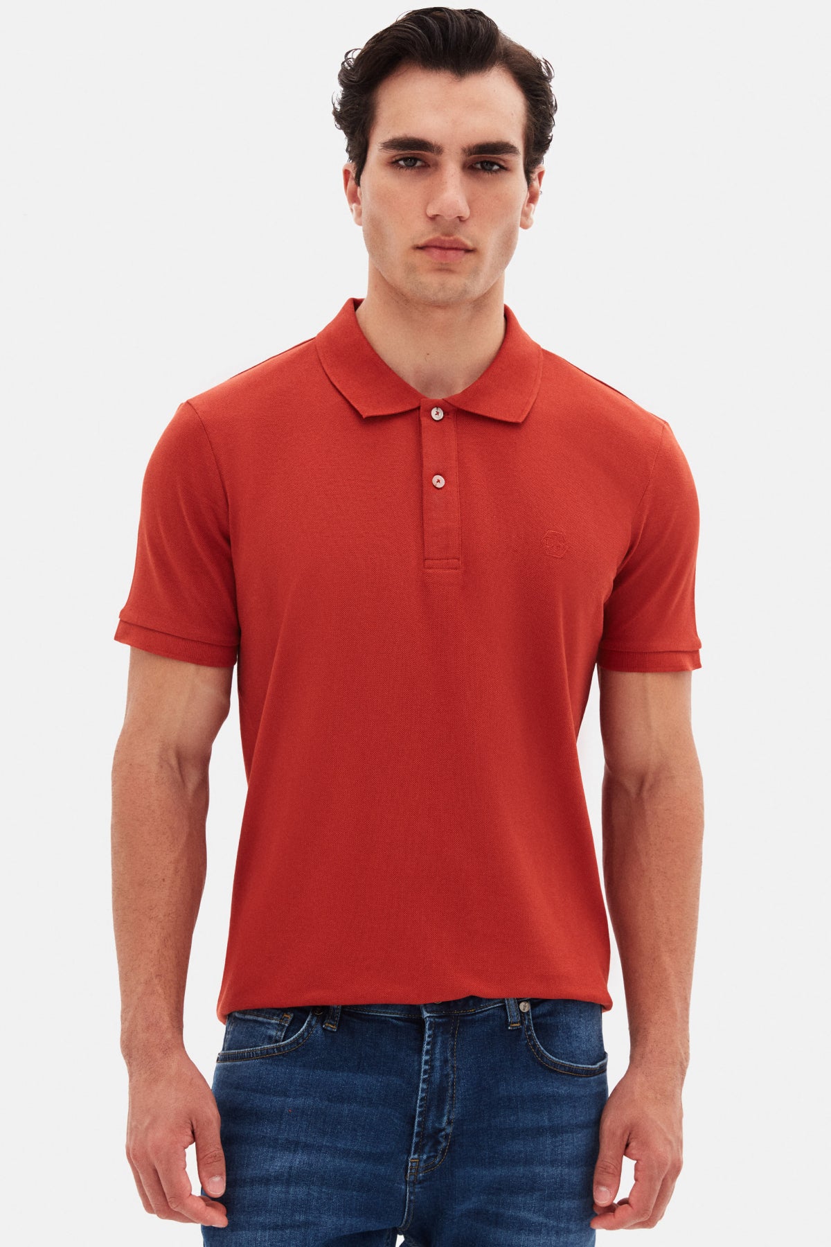 TRICOU REGULAR FIT D'S DAMAT  - Portocaliu