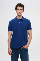 TRICOU REGULAR FIT D'S DAMAT  - Albastru