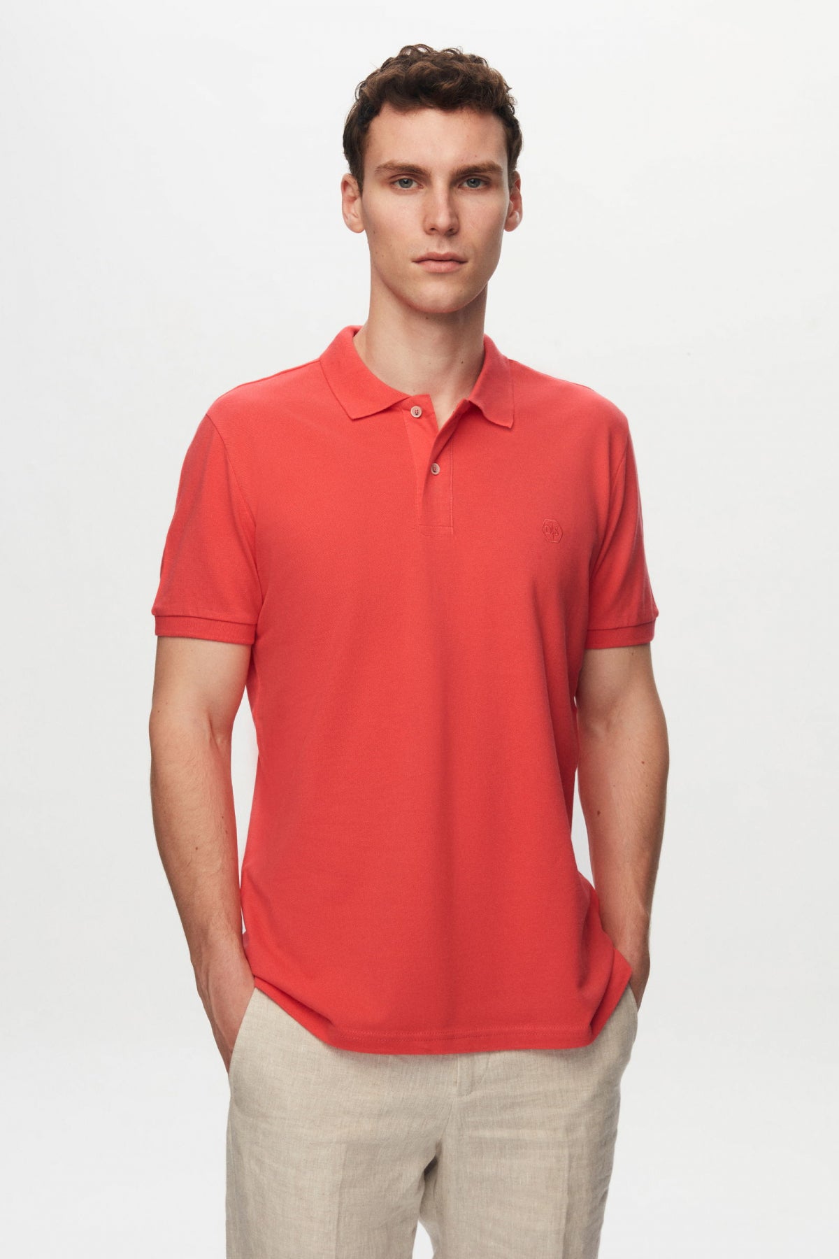 TRICOU REGULAR FIT D'S DAMAT  - Roz Flamingo