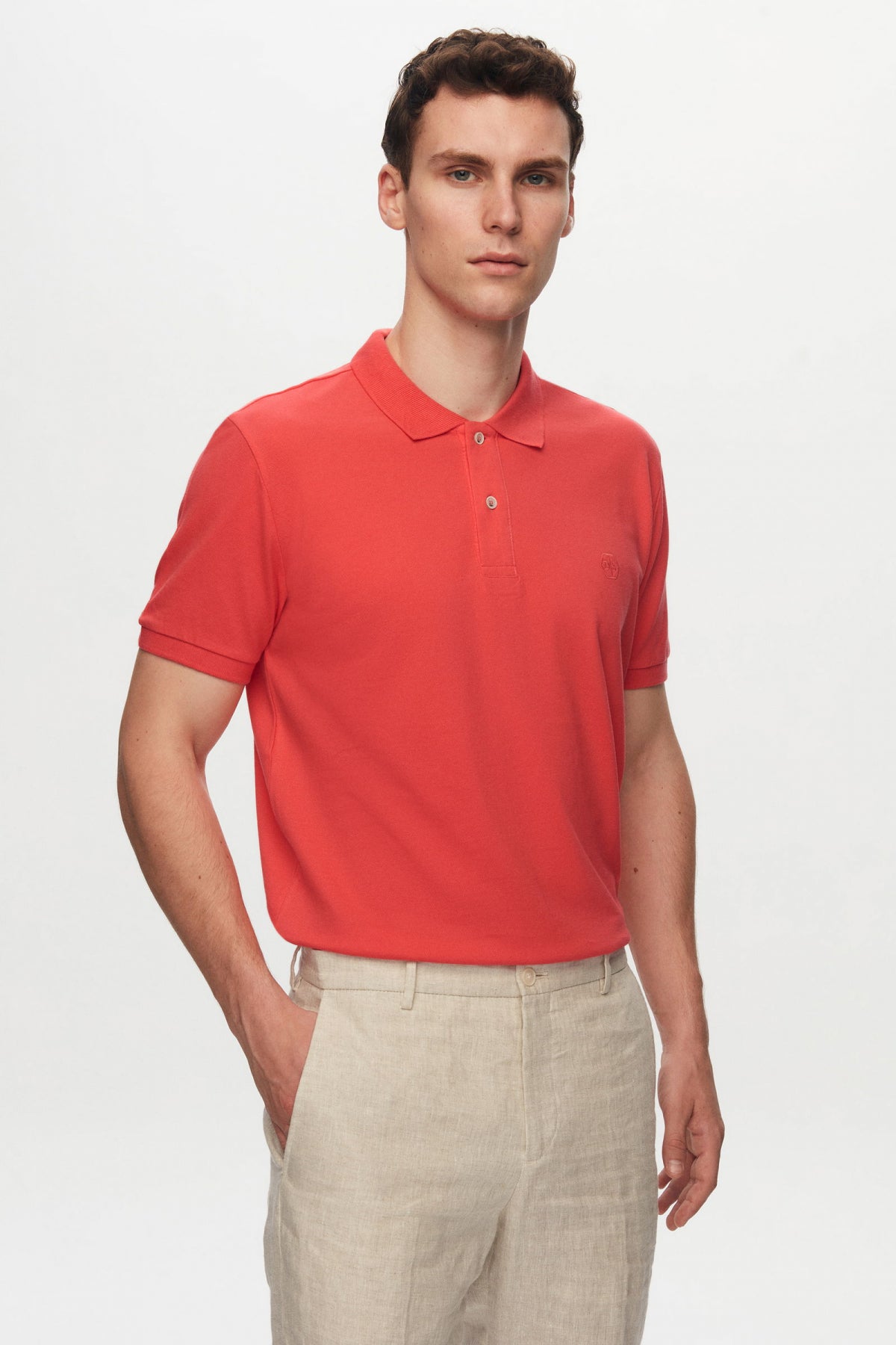TRICOU REGULAR FIT D'S DAMAT  - Roz Flamingo