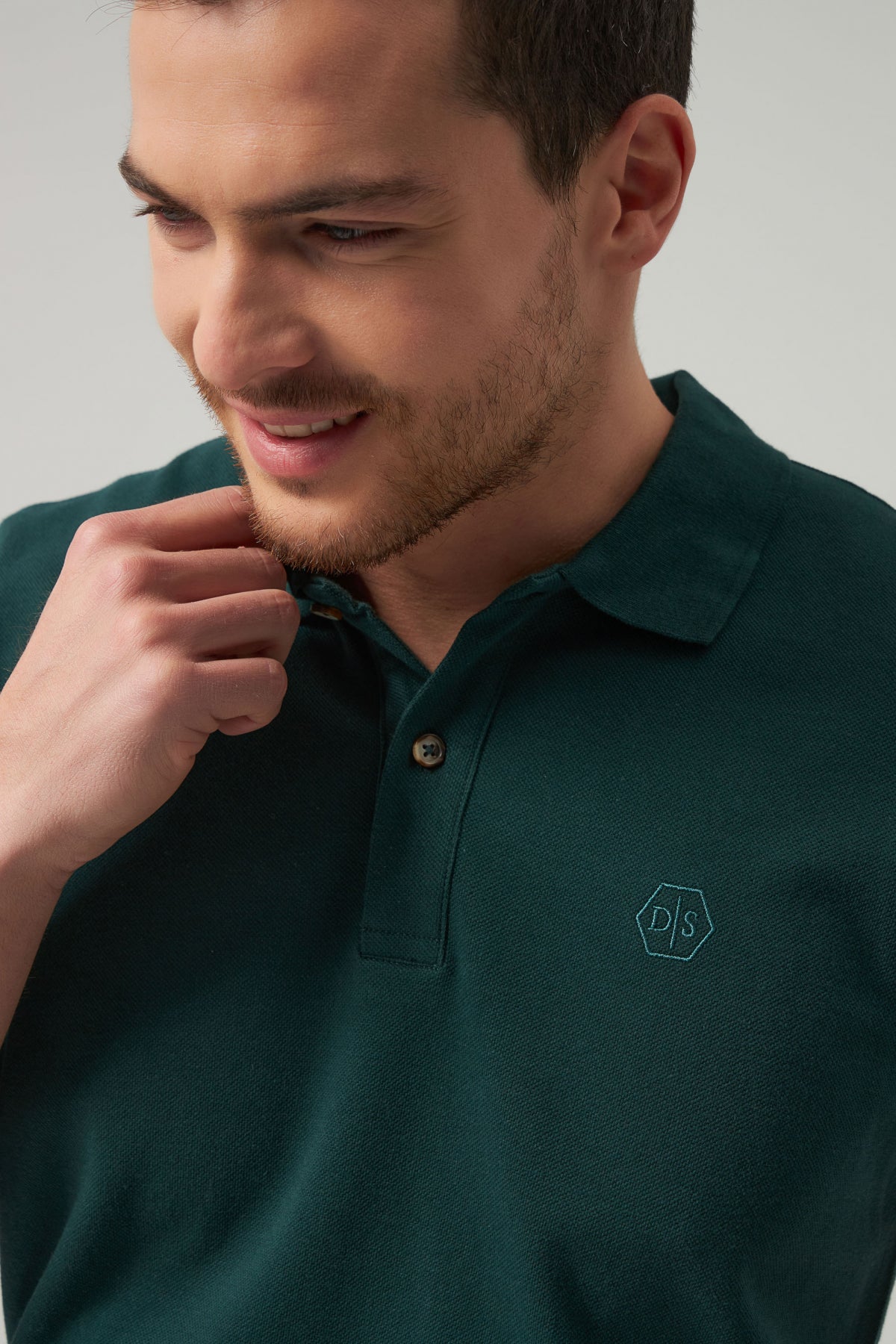TRICOU REGULAR FIT D'S DAMAT  - Kaki
