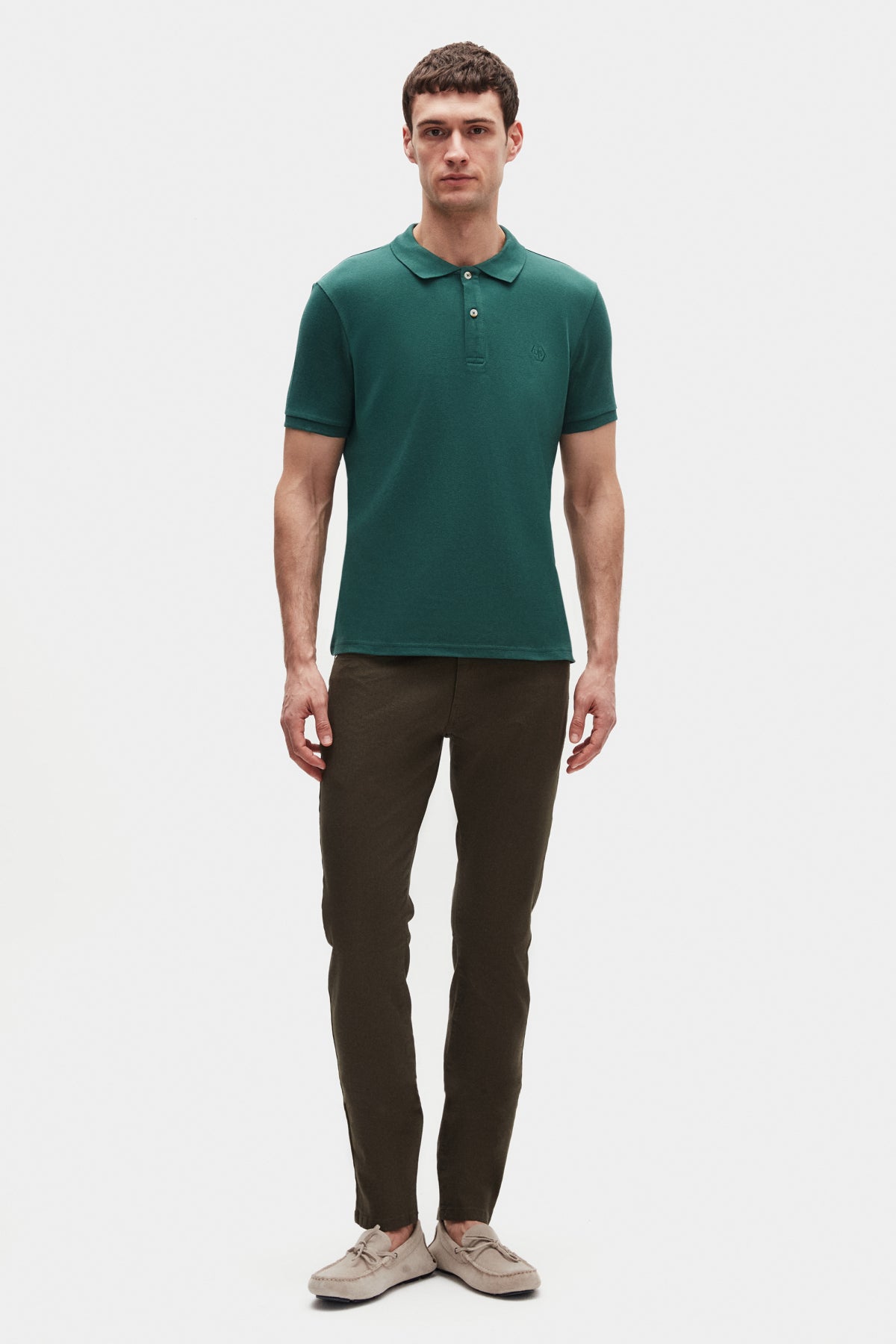 TRICOU REGULAR FIT D'S DAMAT  - Kaki