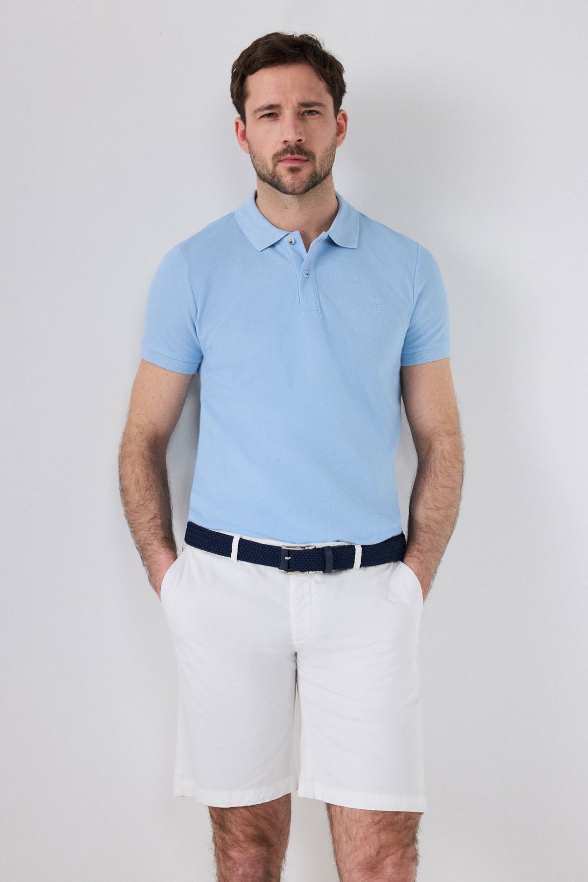TRICOU REGULAR FIT D'S DAMAT  - Bleu