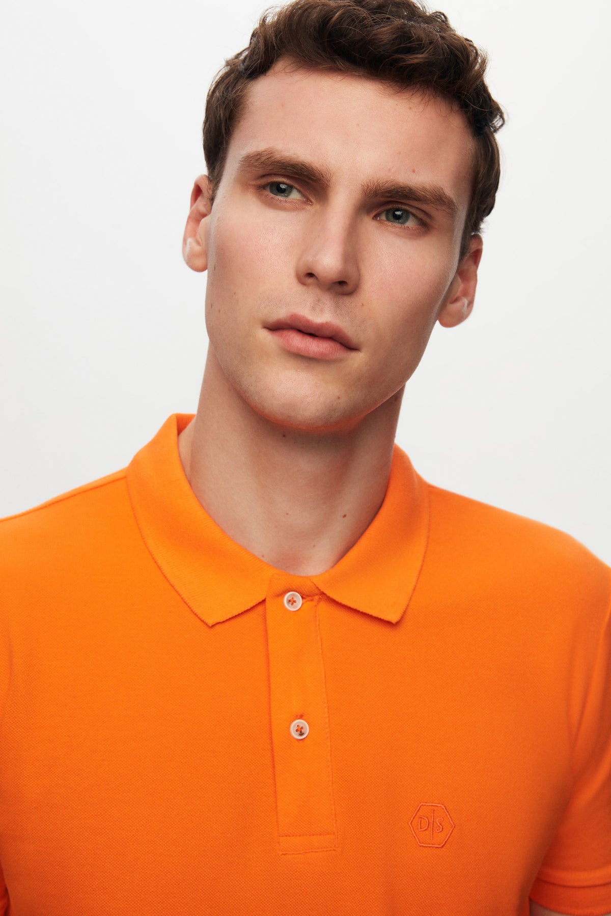 TRICOU REGULAR FIT D'S DAMAT  - Portocaliu