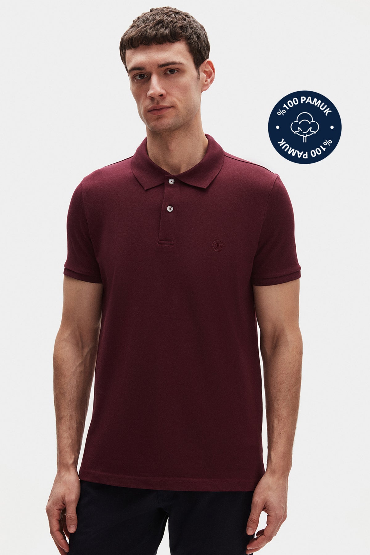 TRICOU REGULAR FIT D'S DAMAT  - Vișiniu