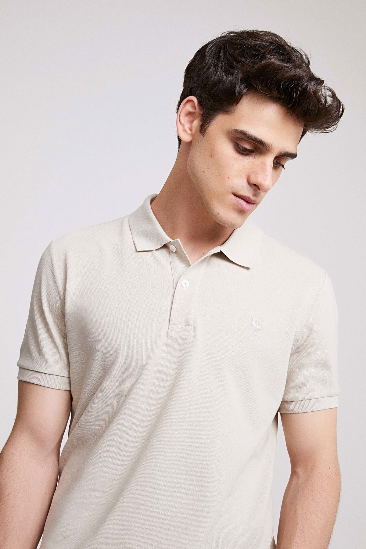 TRICOU REGULAR FIT D'S DAMAT  - Bej