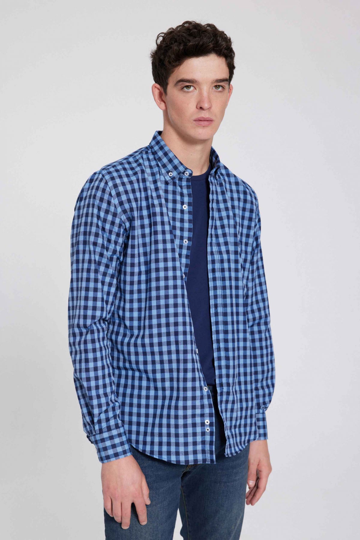 CAMASA SLIM FIT D'S DAMAT  - Bleu