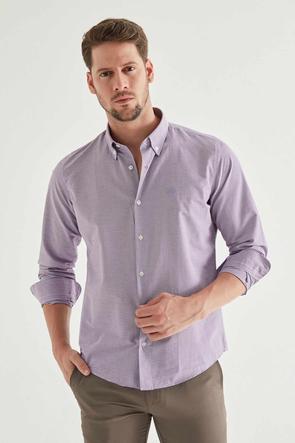 CAMASA CASUAL SLIM FIT D'S DAMAT  - Mov