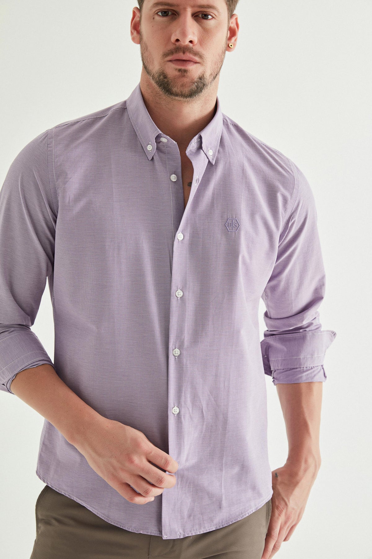 CAMASA CASUAL SLIM FIT D'S DAMAT  - Mov