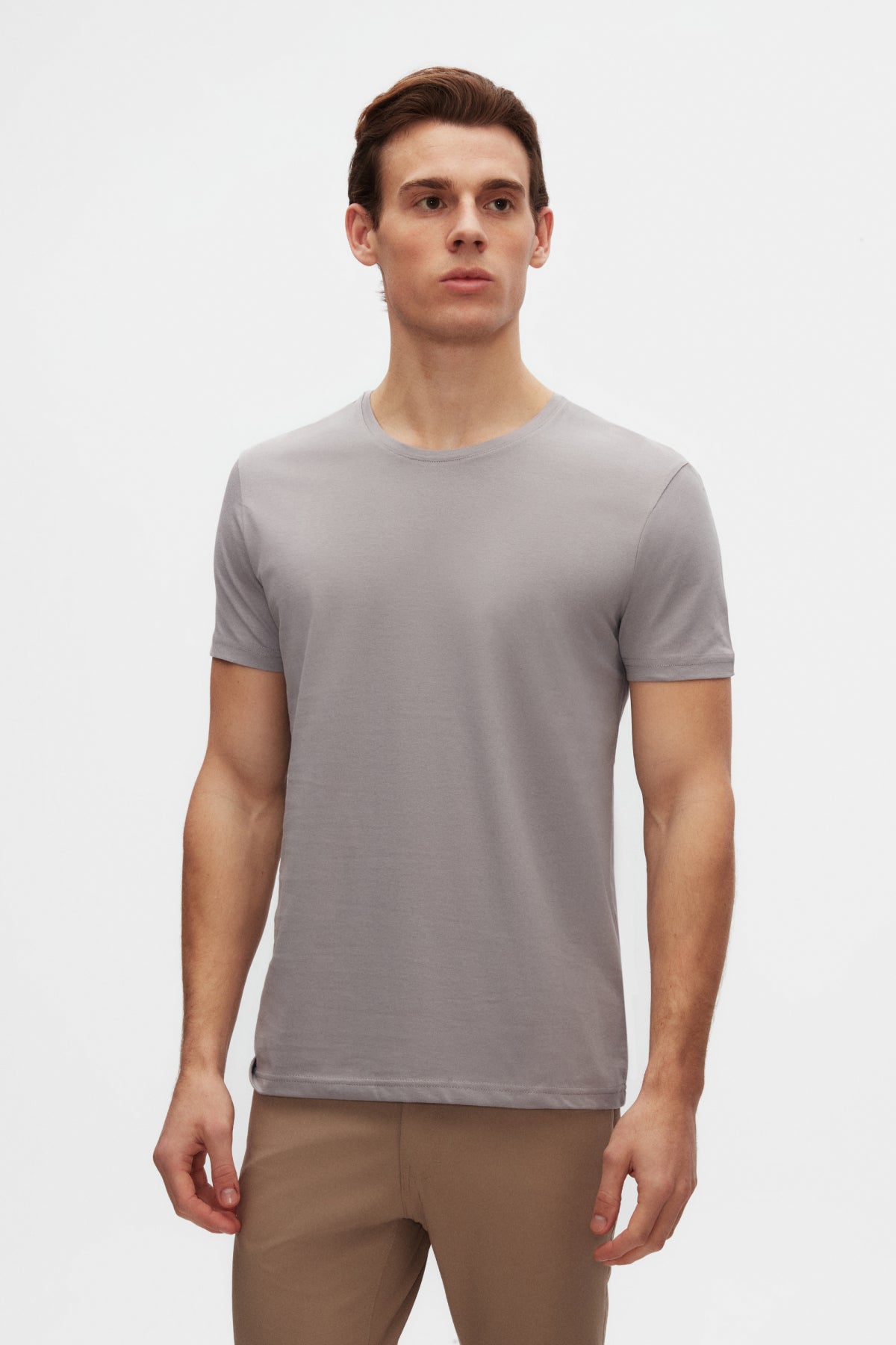 TRICOU SLIM FIT D'S DAMAT  - Gri