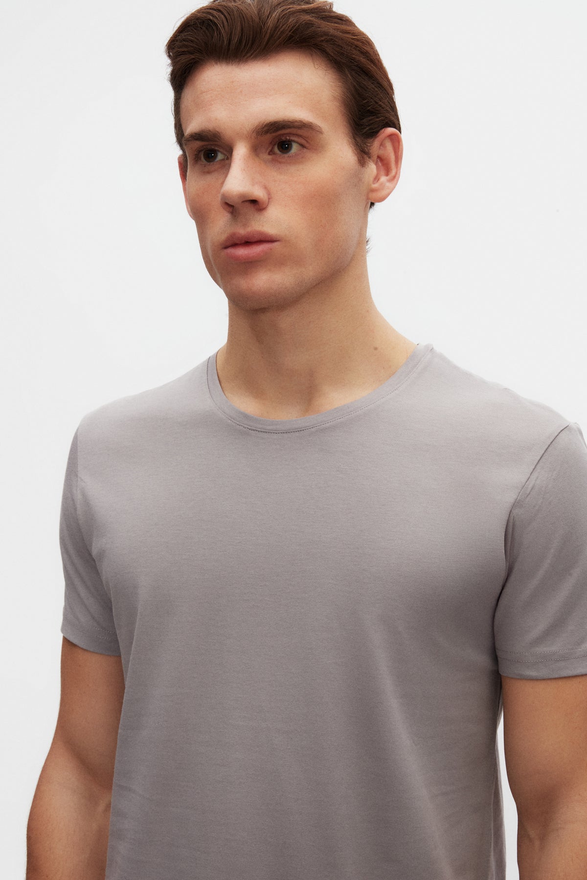 TRICOU SLIM FIT D'S DAMAT  - Gri