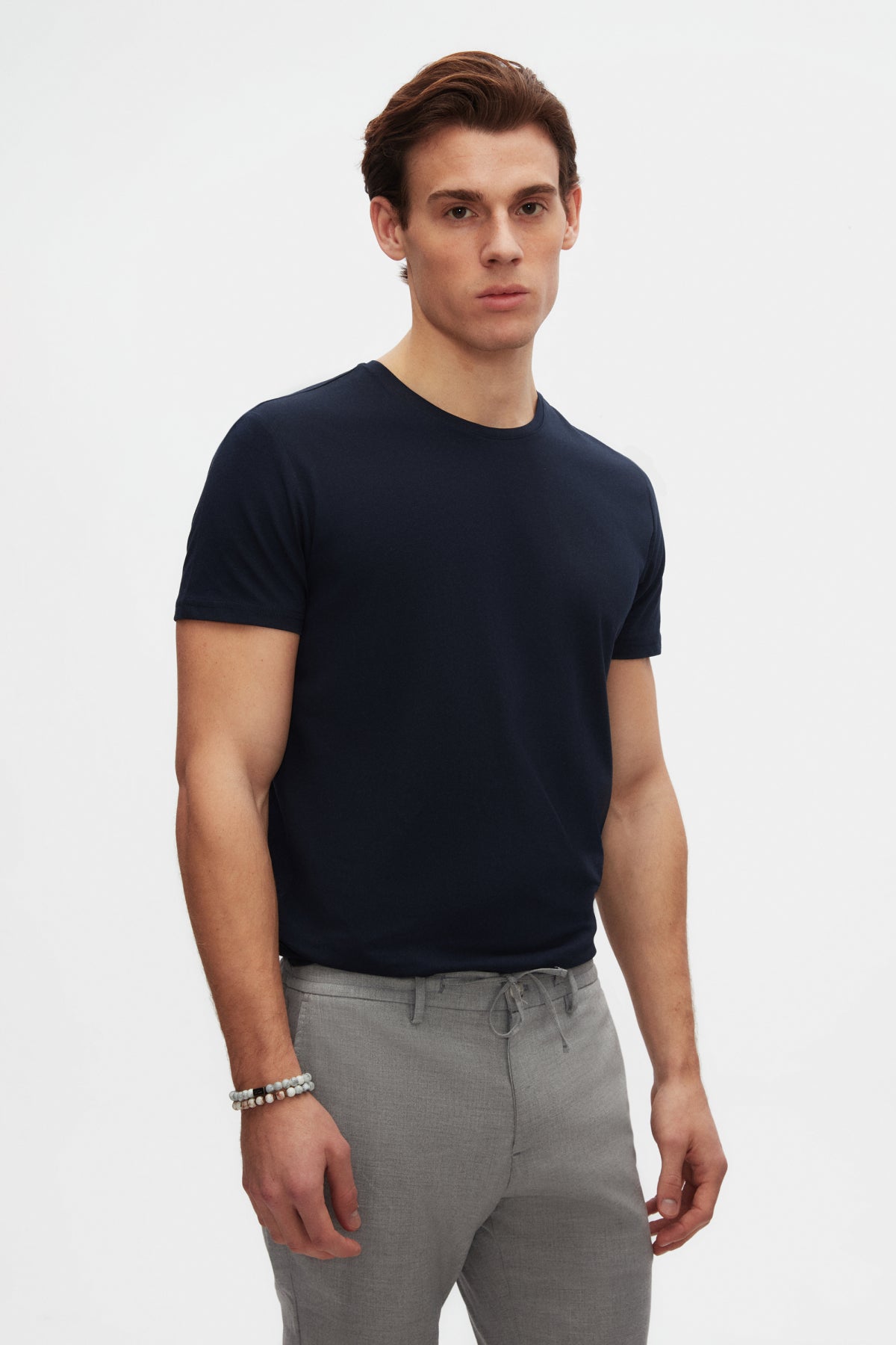 TRICOU SLIM FIT D'S DAMAT  - Bleumarin