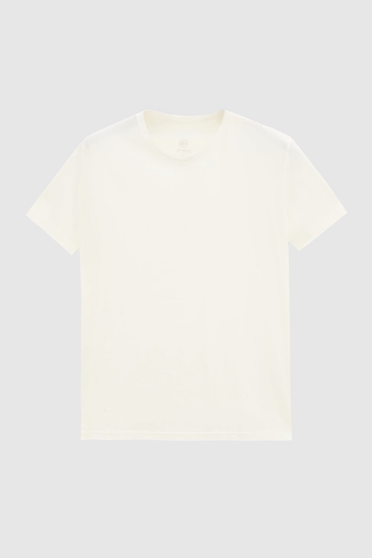 TRICOU SLIM FIT D'S DAMAT  - Alb