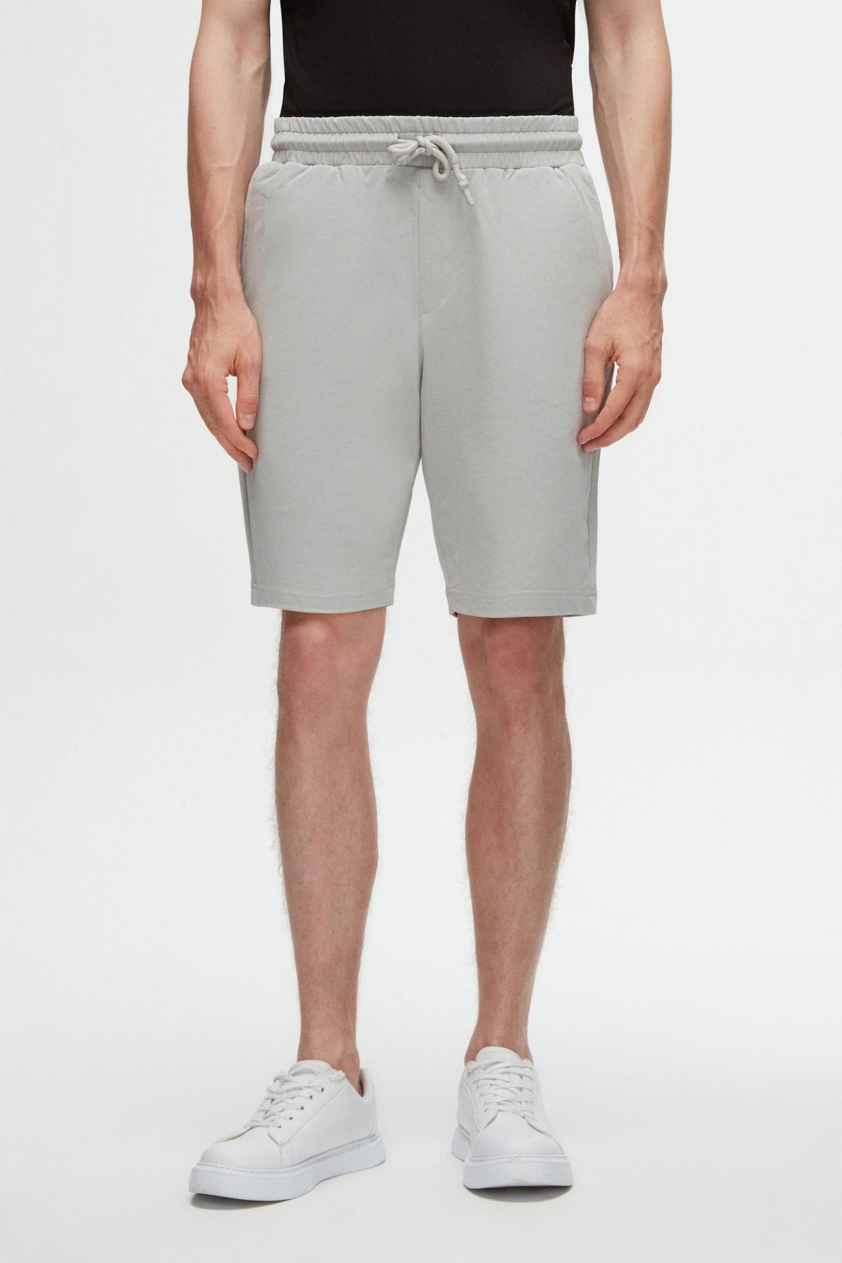 PANTALONI SCURTI D'S DAMAT SLIM FIT  - Gri