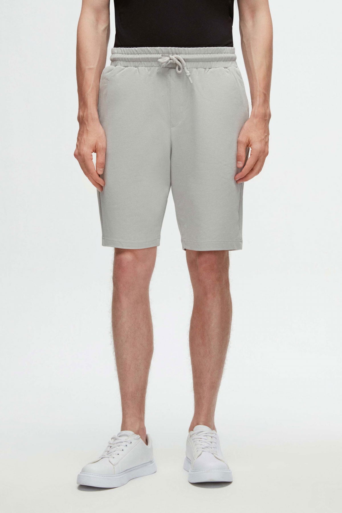 PANTALONI SCURTI D'S DAMAT SLIM FIT  - Gri