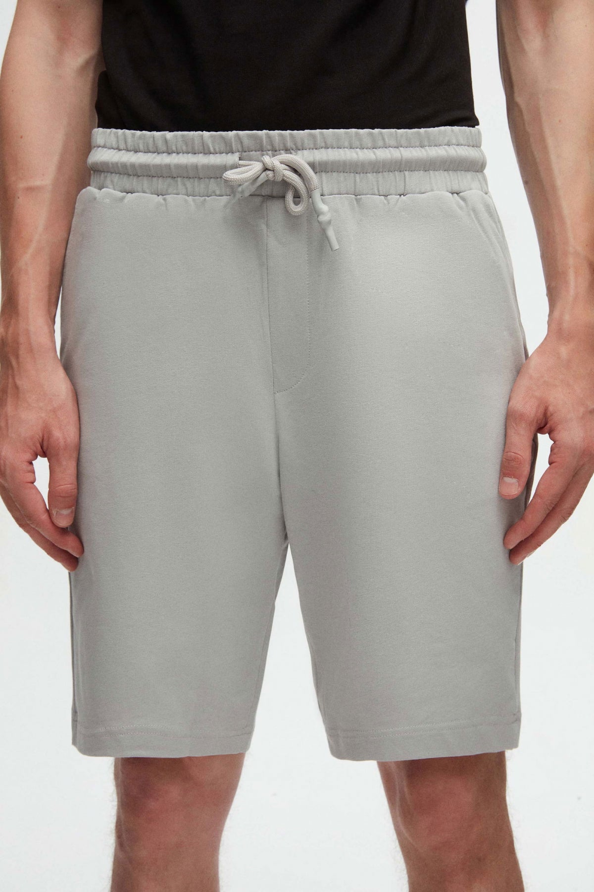 PANTALONI SCURTI D'S DAMAT SLIM FIT  - Gri