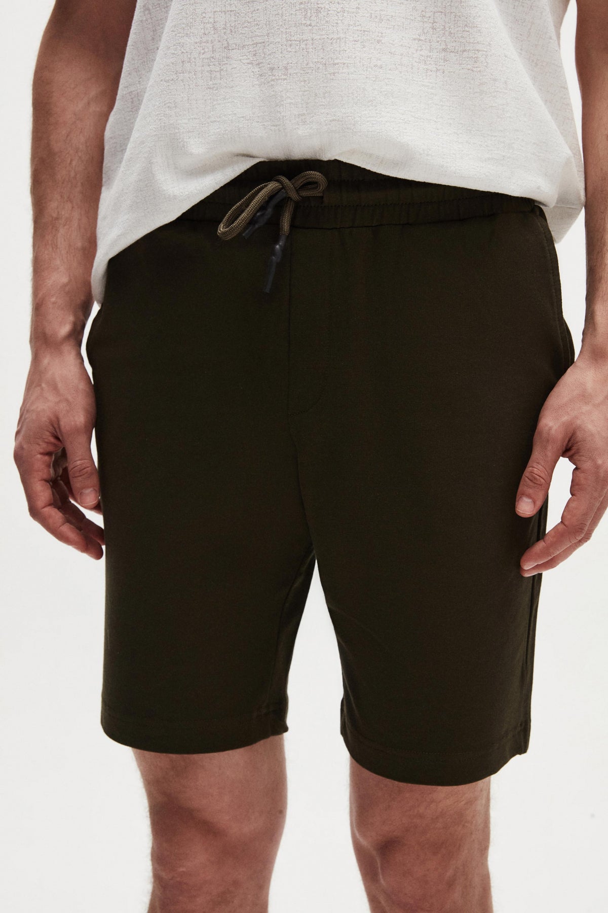 PANTALONI SCURTI D'S DAMAT SLIM FIT  - Kaki
