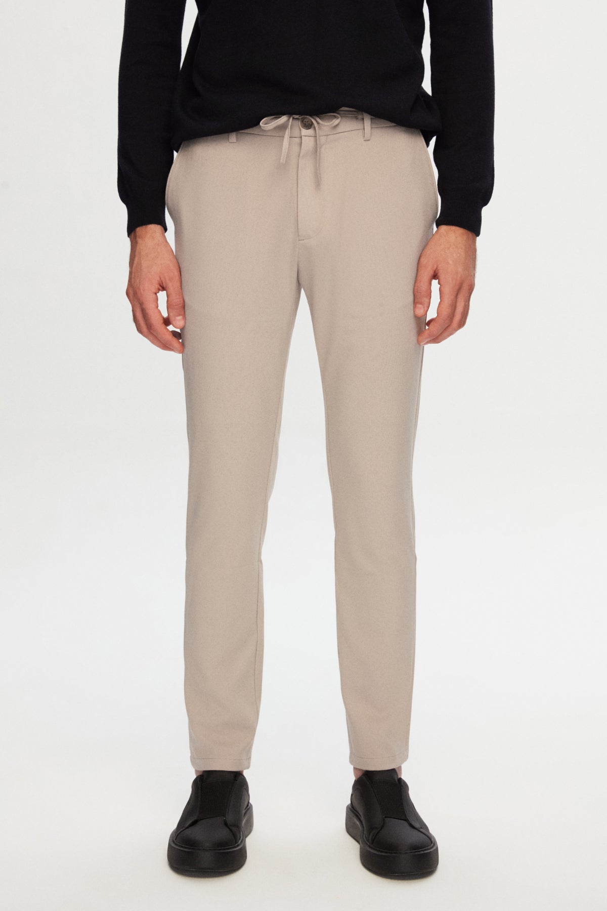 PANTALONI JOGGER SLIM FIT D'S DAMAT  - Bej